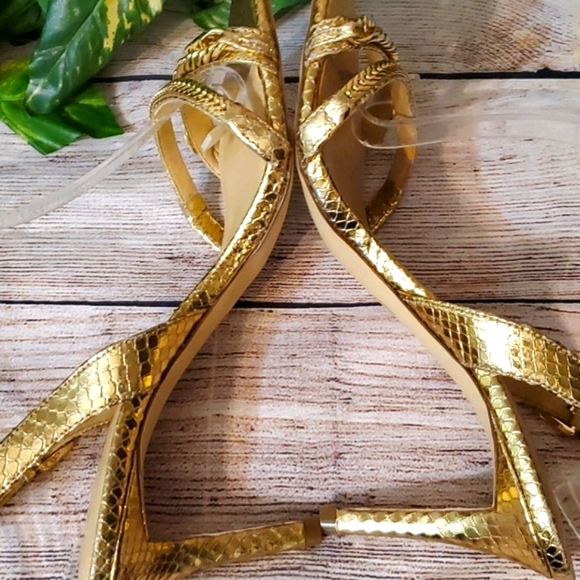 NWOT Michael Kors Jackie Chain Link Sandal - Picture 6 of 11